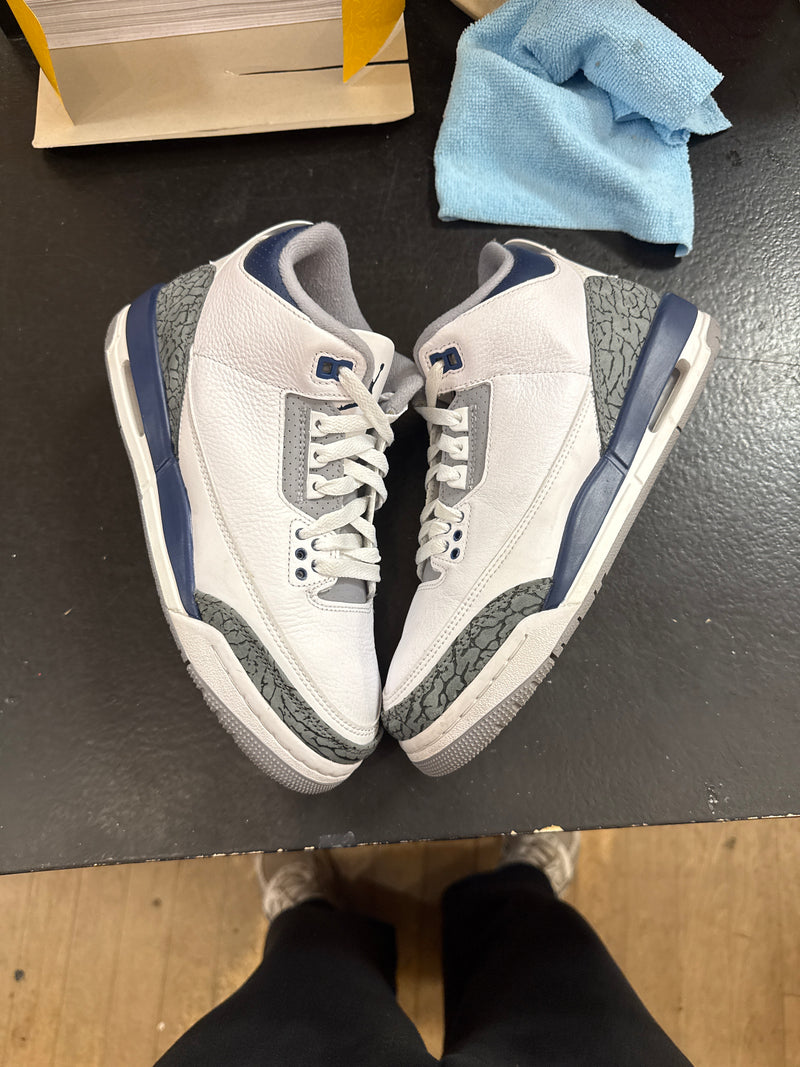 Pre owned Jordan 3 Midnight Navy NB