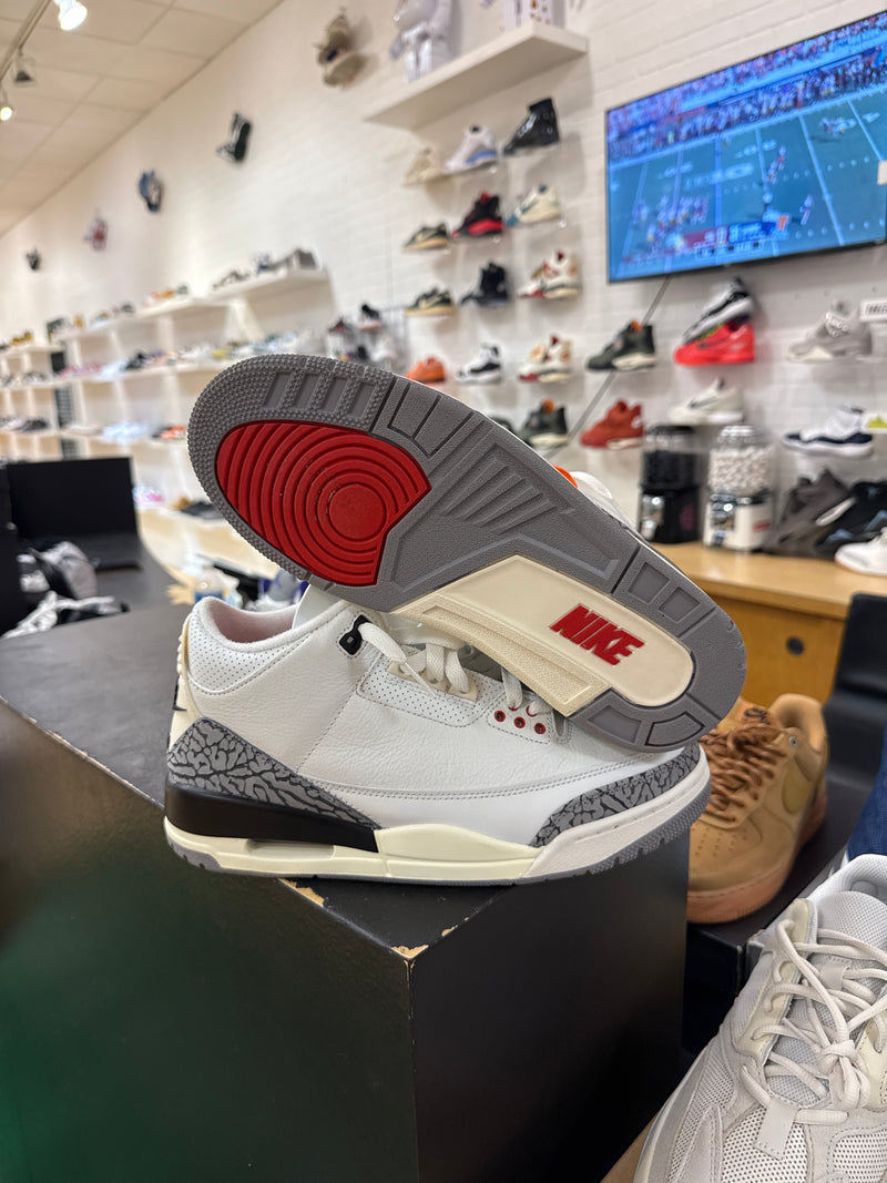 Pre owned Jordan 3 White Cement