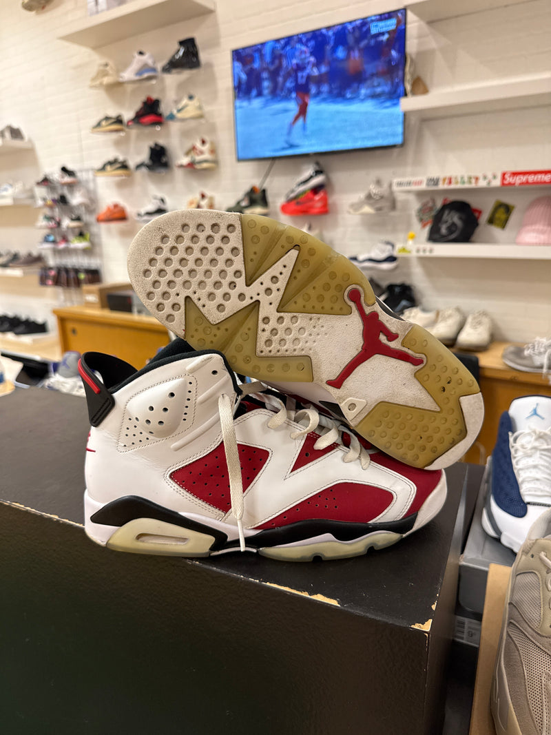 Pre owned Jordan 6 Carmine