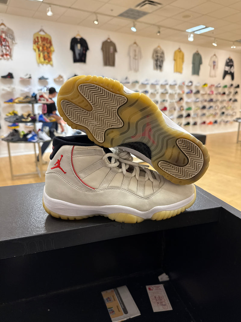 Pre owned Jordan 11 Platinum tint NB