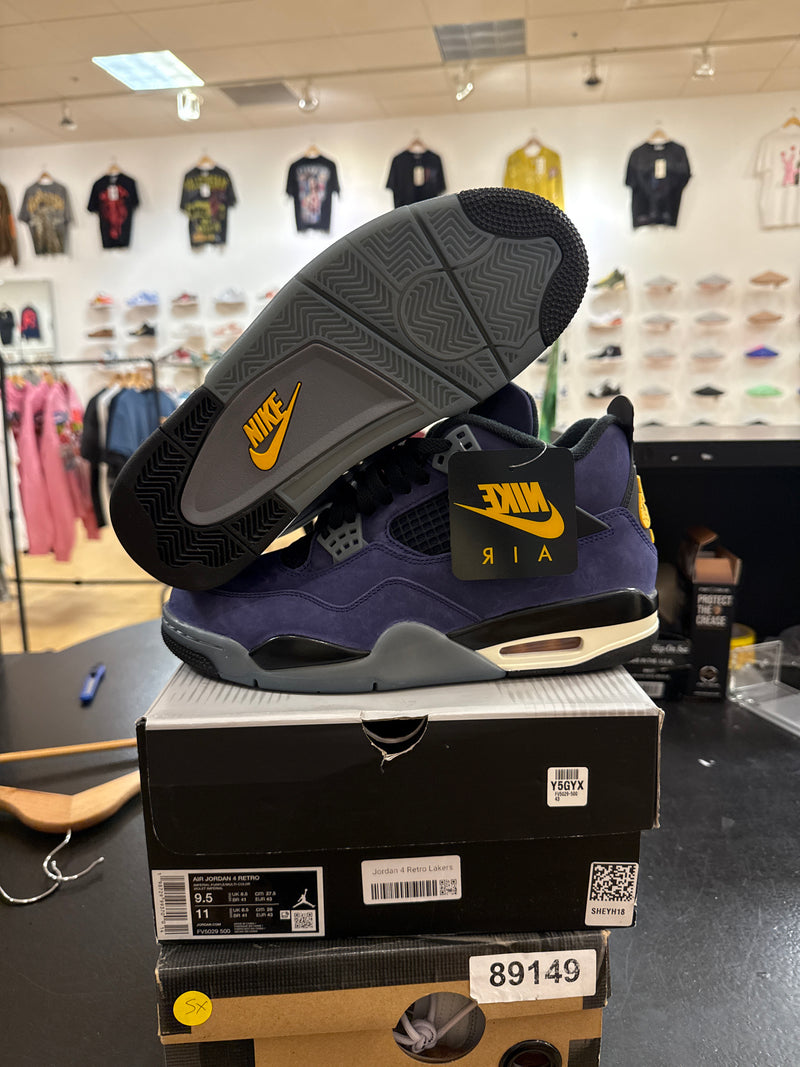 pre owned Jordan 4 Laker