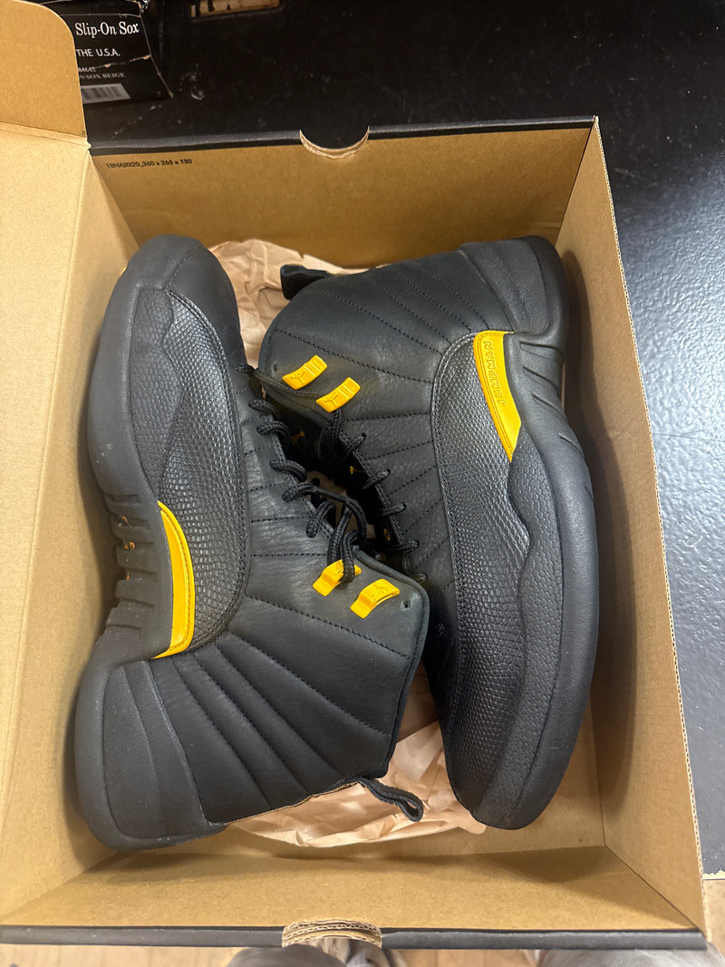 Pre owned Jordan 12 Black Taxi