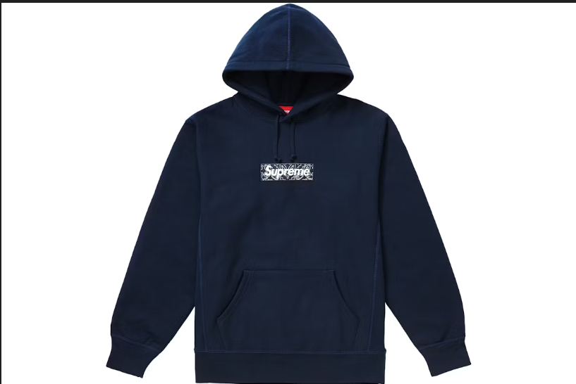 Supreme Bandana Box Logo Hooded Sweatshirt