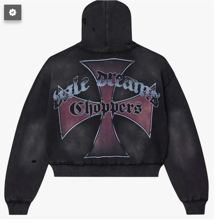 Vale Forever Chopper Pullover Hoodie Black