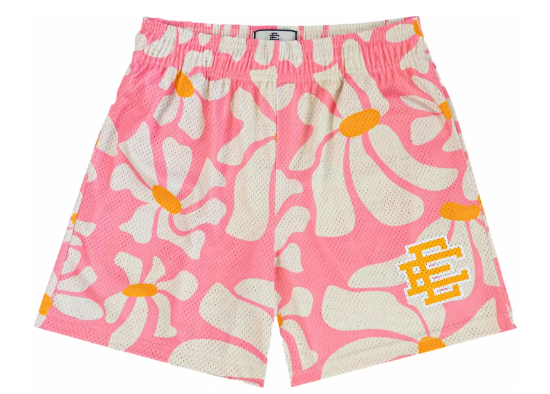 Eric Emanuel EE Basic/Core Short Pink Daisies/Yellow