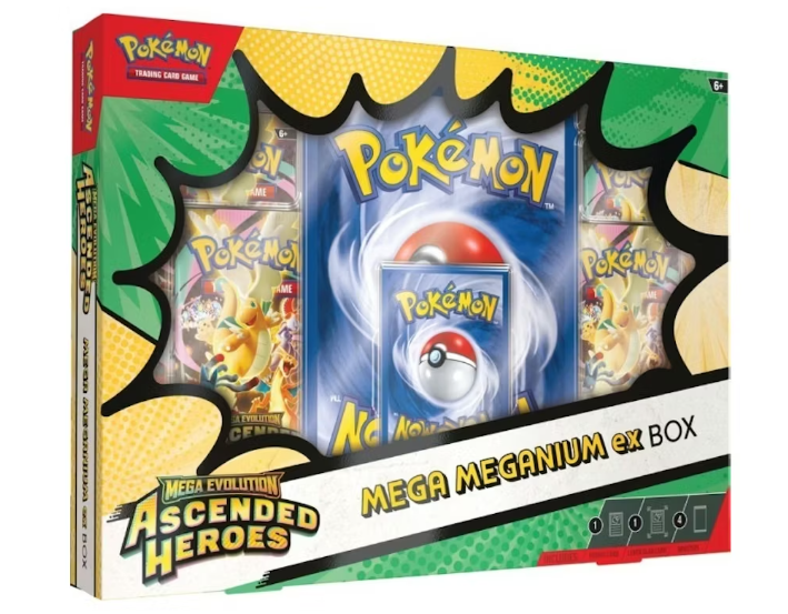 2026 Pokémon Mega Evolution Ascended Heroes Mega Meganium ex Box