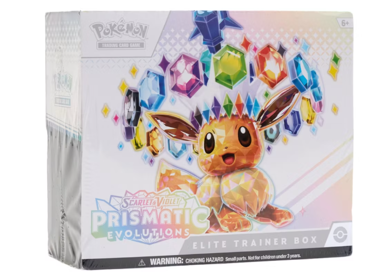 Pokémon Scarlet & Violet Prismatic Evolutions Elite Trainer Box