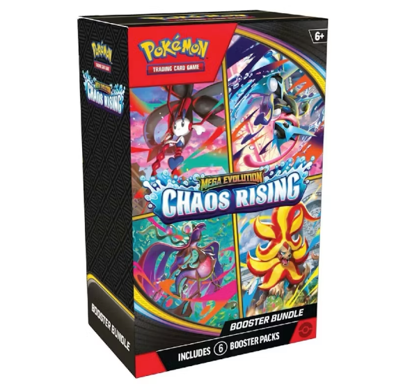 2026 Pokémon Mega Evolution Chaos Rising Booster Bundle