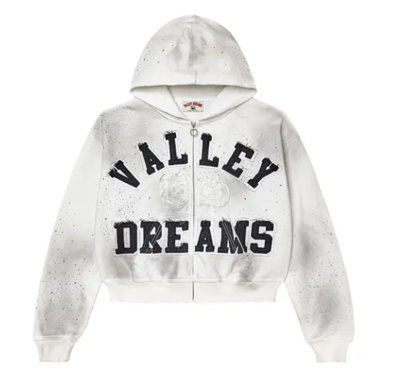 Vale Forever Classico Zip Up Hoodie 'White'