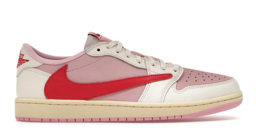 Jordan 1 Retro Low OG SP Travis Scott Sail Tropical Pink