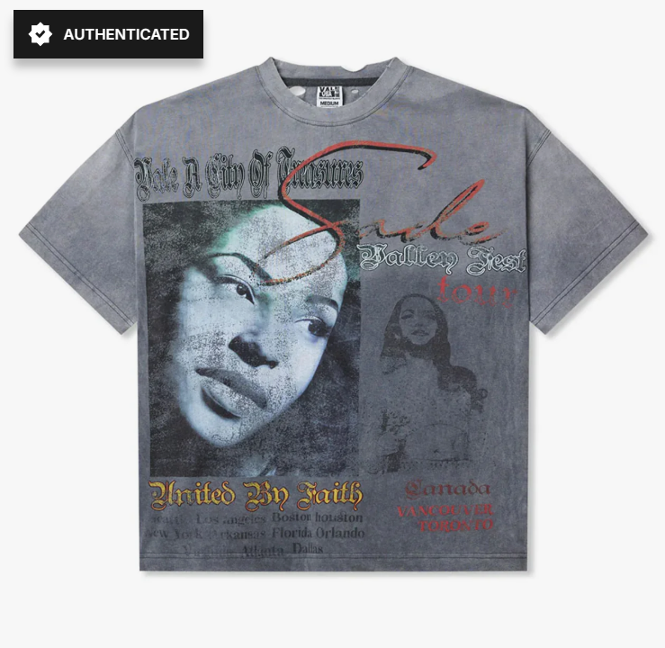 Vale Forever Thrashed Valley Tour Sade Tee Grey