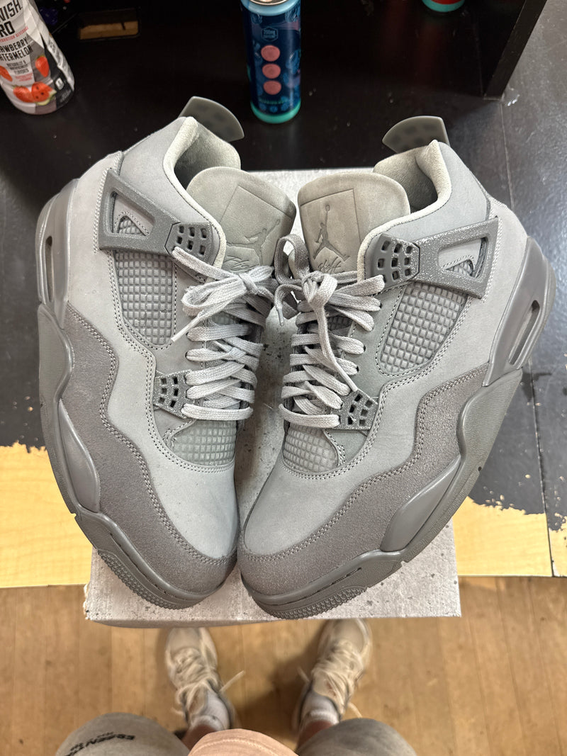Pre owned Jordan 4 Wet Cement