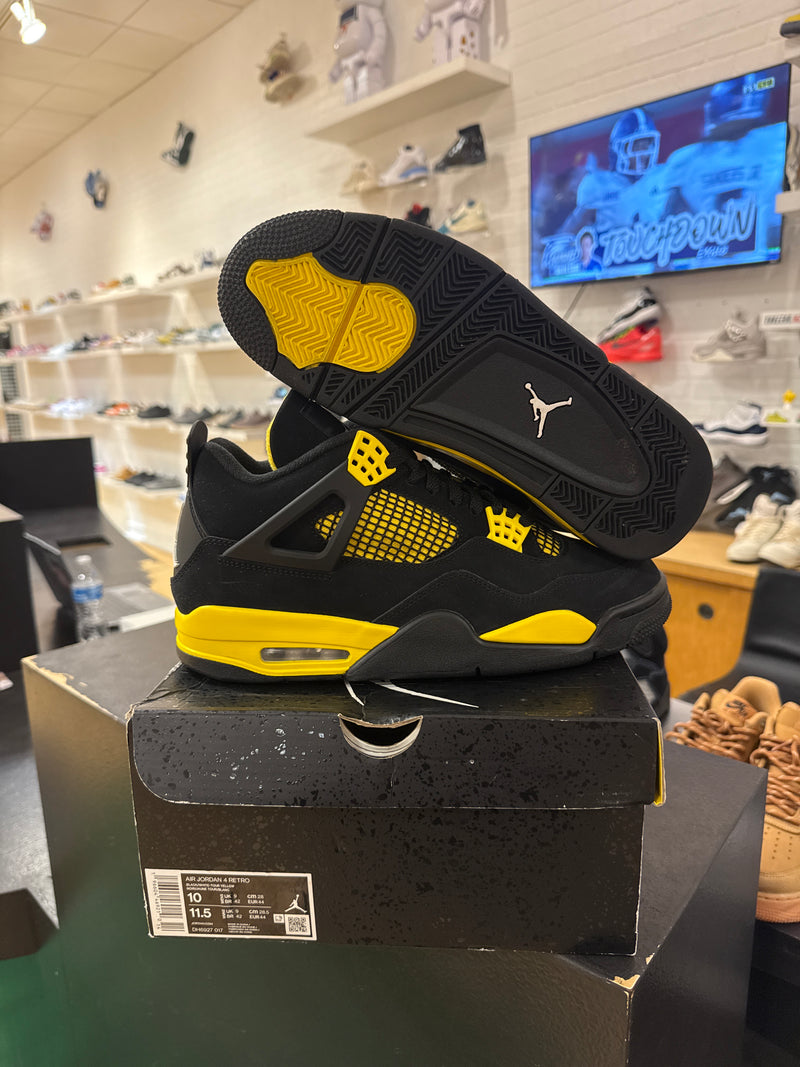 Pre owned Jordan 4 yellow thunder