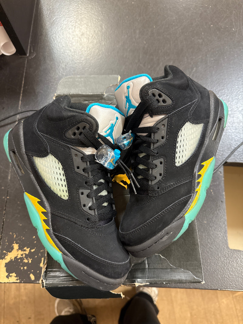Pre owned jordan 5 Aqua
