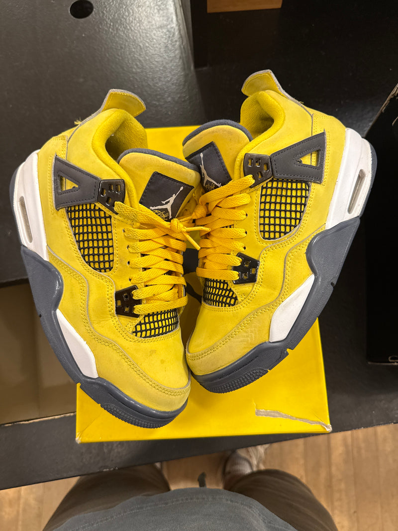 Pre owned Jordan 4 Lighting