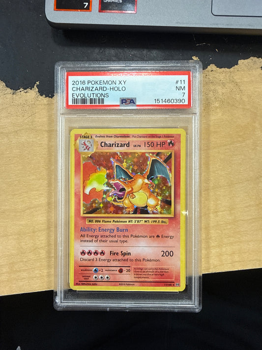 2016 Charizard Holo Psa 7