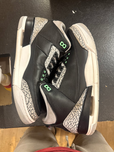 Pre owned Jordan 3 Green Glow