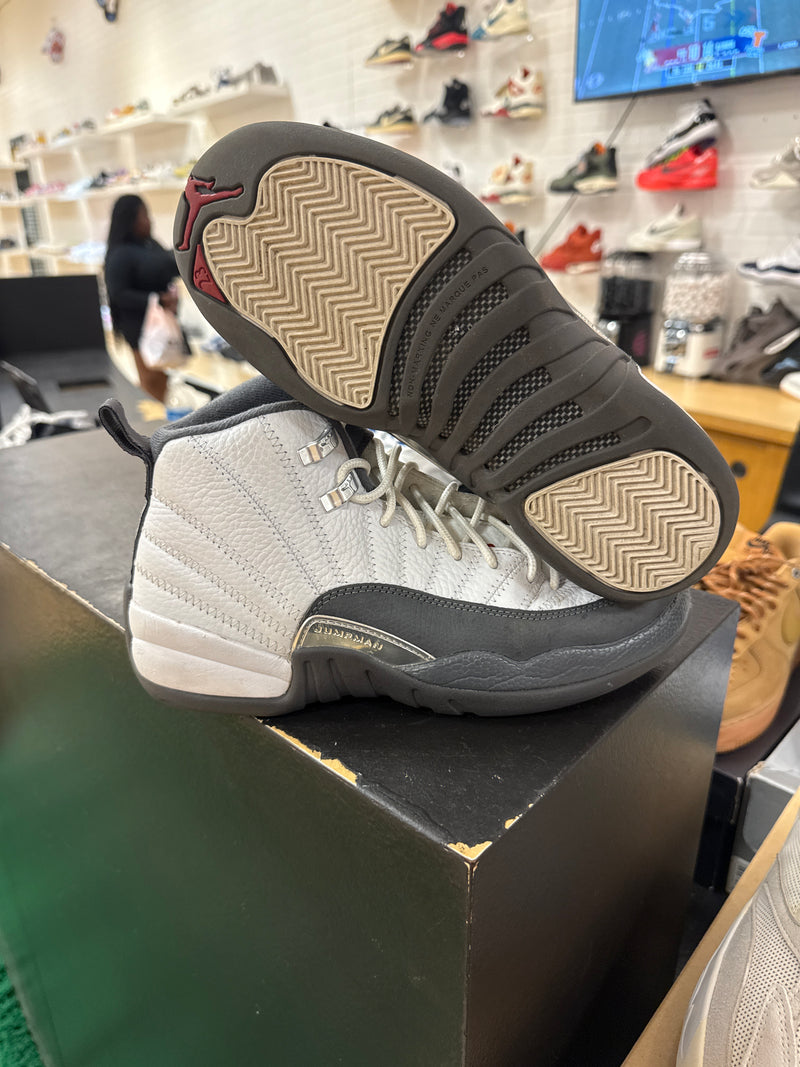 Pre owned Jordan 12 White grey