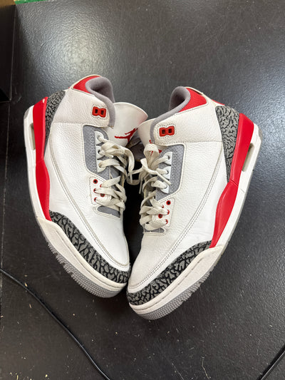 Pre owned jordan 3 Fire red Nb