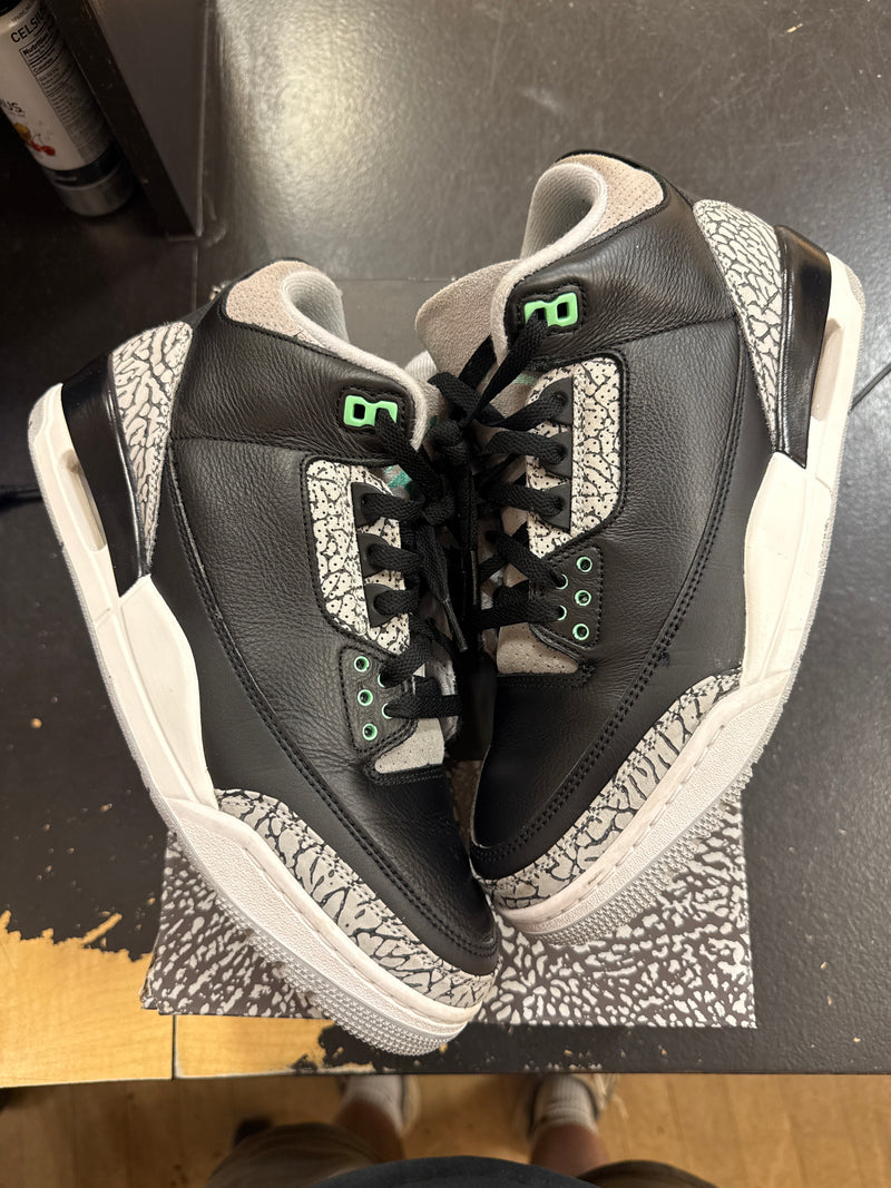 Pre owned Jordan 3 Green Glow