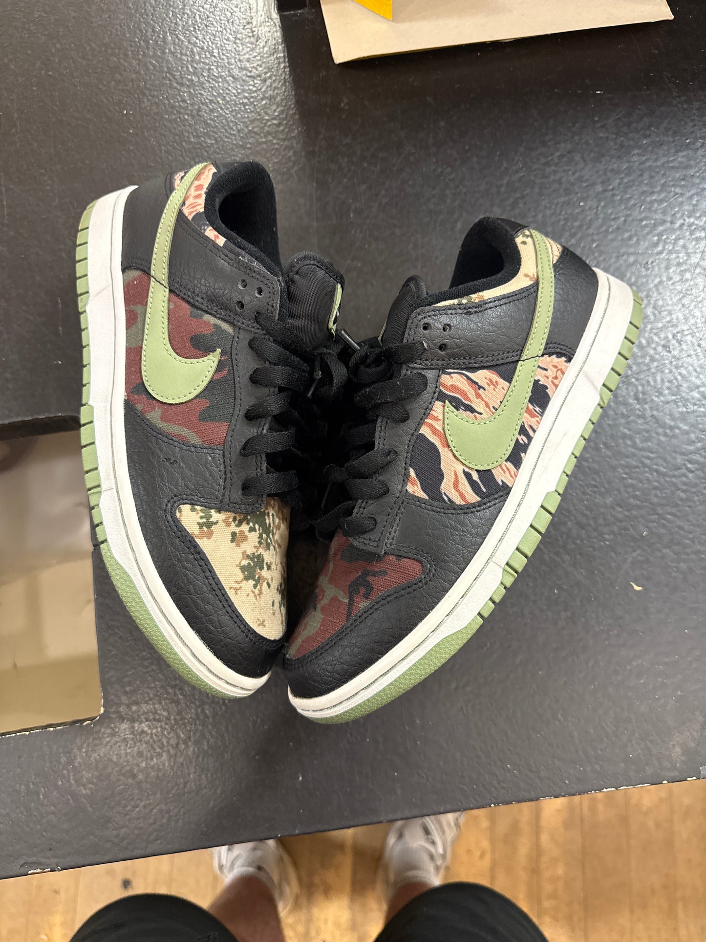 Pre owned Dunk low Green Camo NB