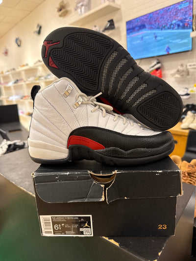 Pre owned Jordan 12 Red Taxi