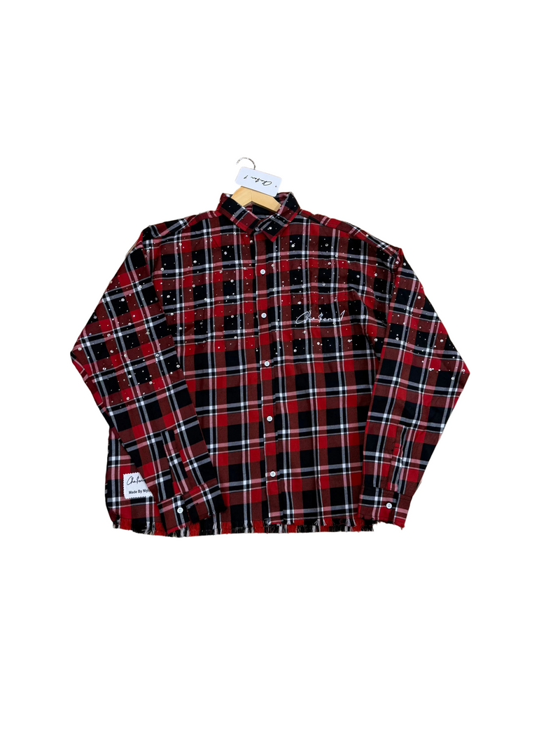 Chosen 1 rimstone flannel red