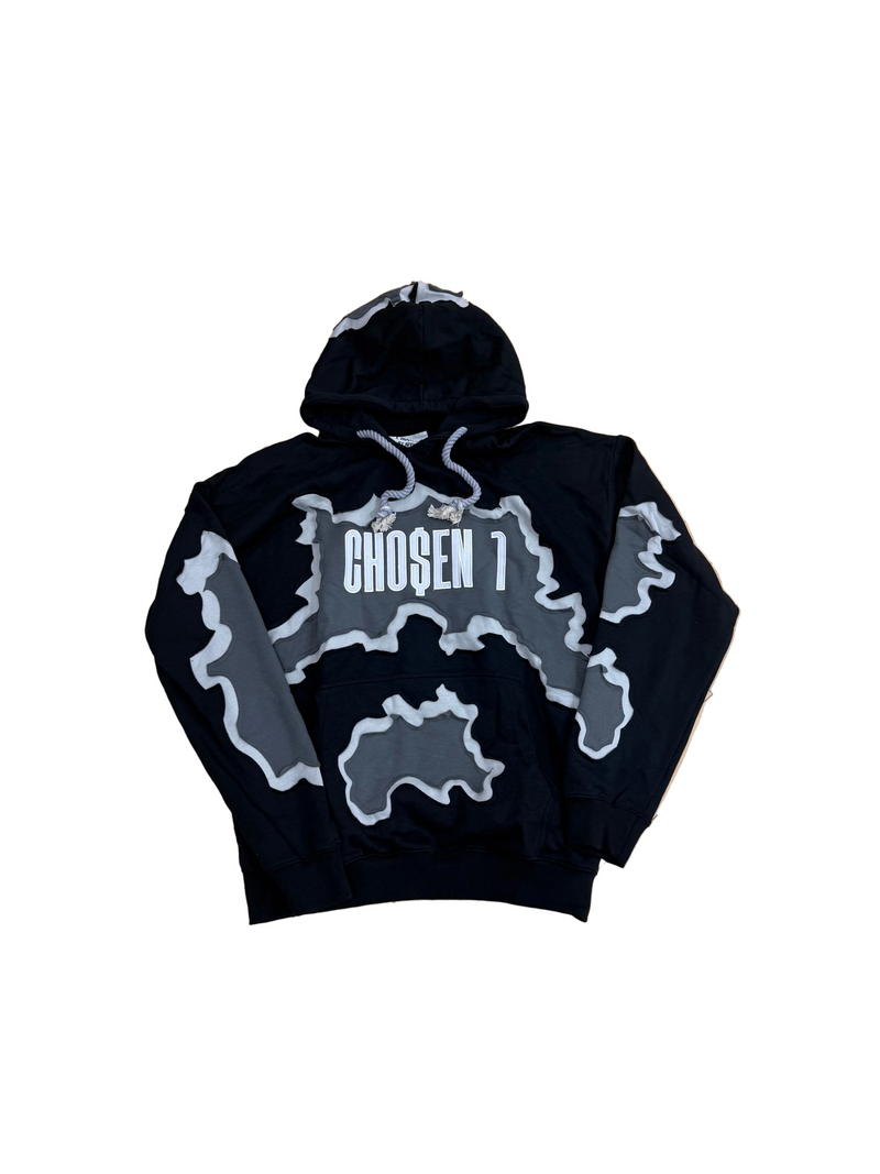 Chosen 1 Cracked hoodie Black