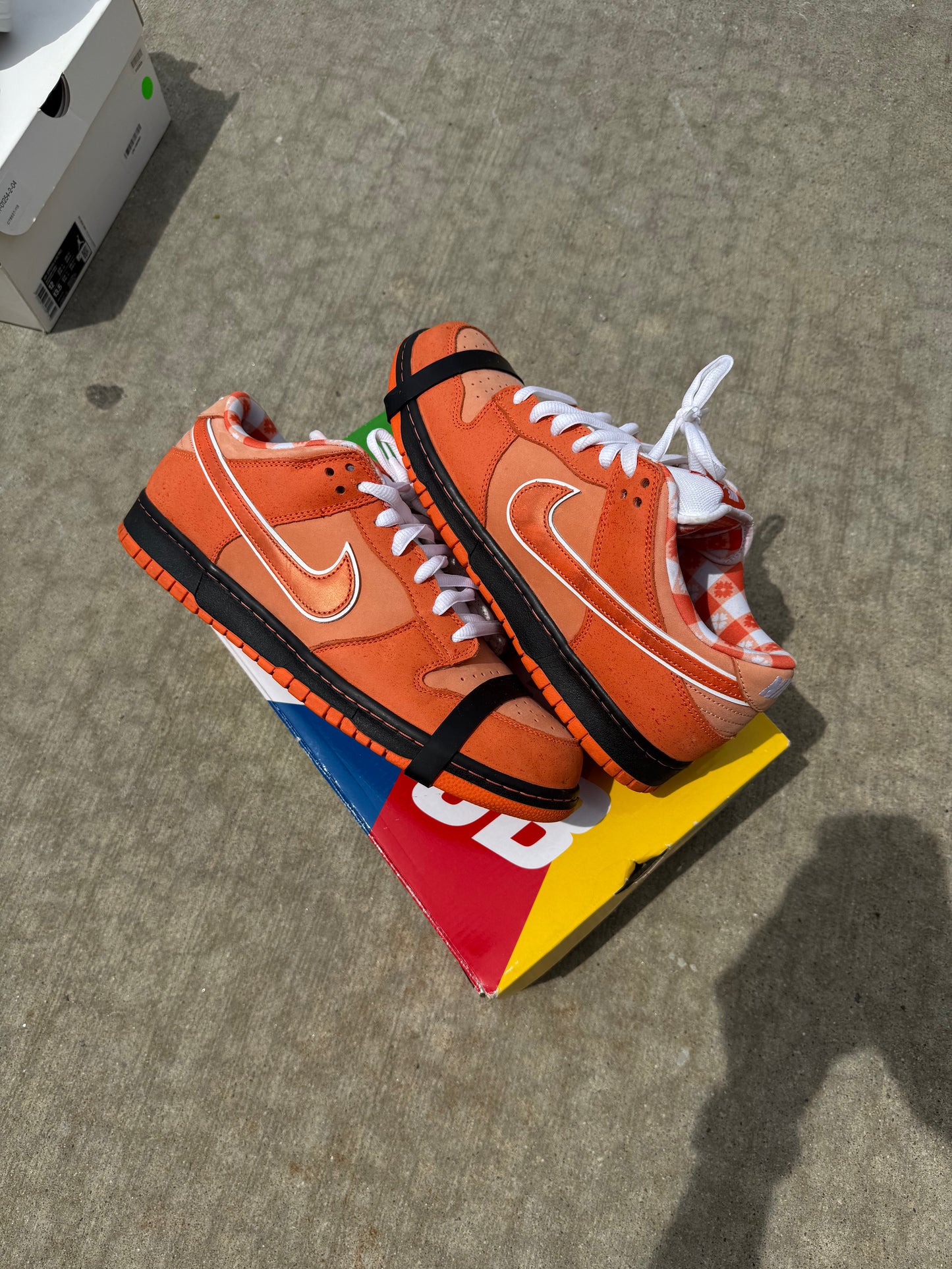 Pre owned Nike sb orange lobster