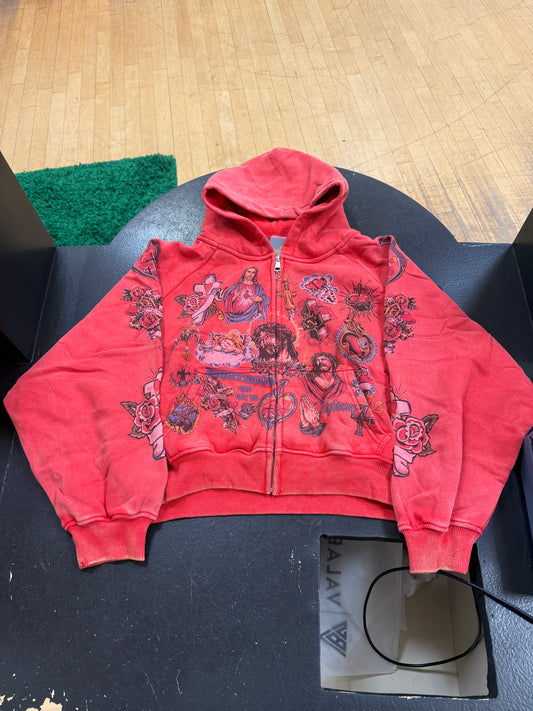 We Are Righteous Red zip up
