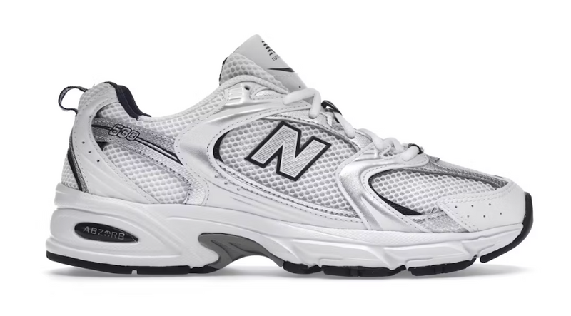 New Balance 530 White Silver Navy