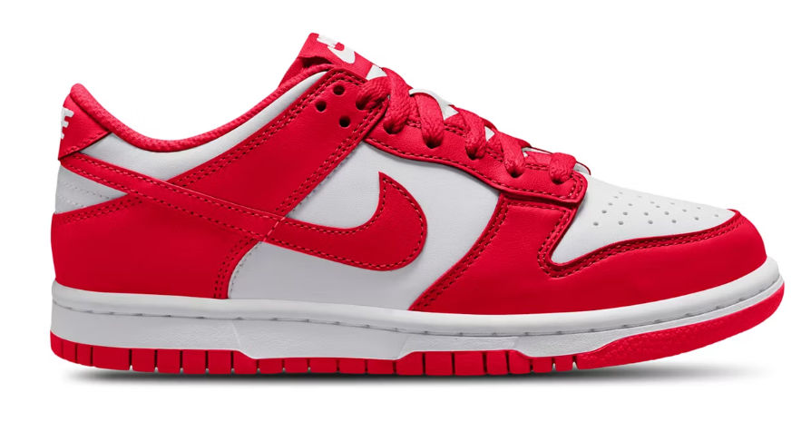 Nike Dunk Low White University Red (GS)