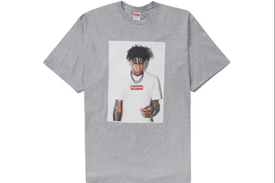 Supreme NBA Youngboy Tee Heather Grey