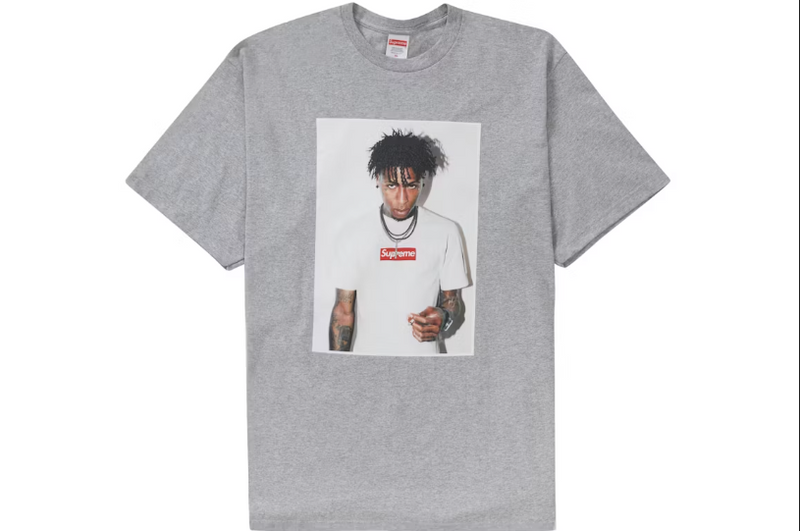 Supreme NBA Youngboy Tee Heather Grey