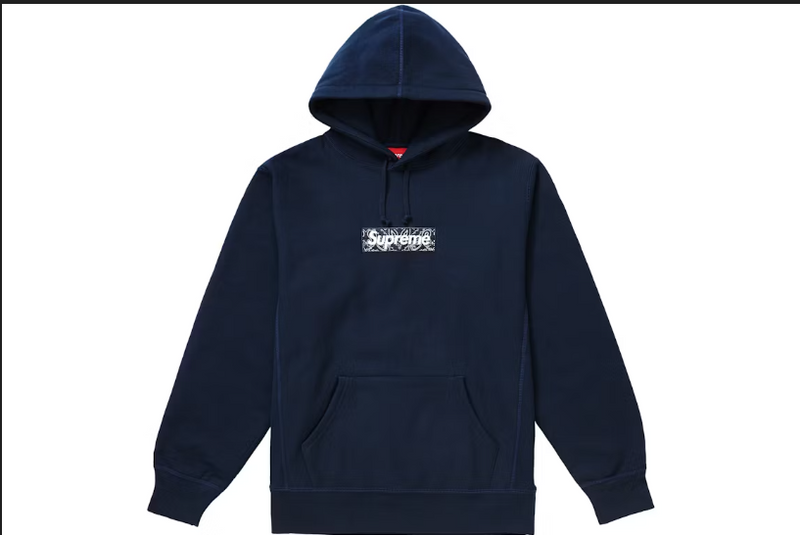 Supreme Bandana Box Logo Hooded Sweatshirt