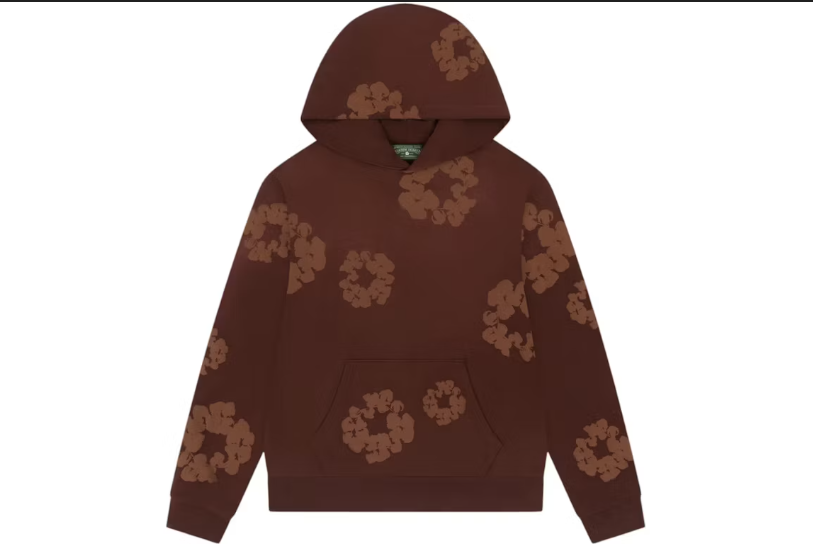 Denim Tears Mono Cotton Wreath Hoodie Brown