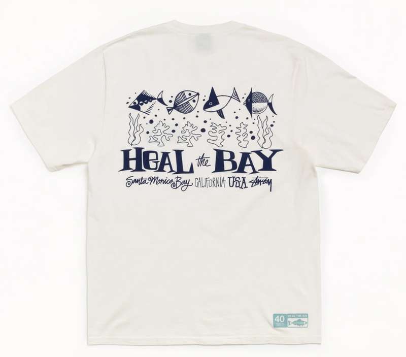 Stussy Heal the bay white Tee
