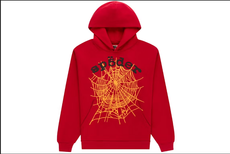 Sp5der OG Web V2 Hoodie Red