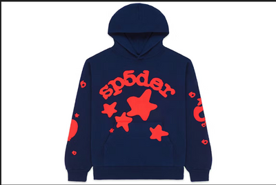 Sp5der Beluga Hoodie Navy