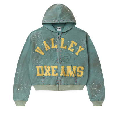 valley hoodie bank zip up