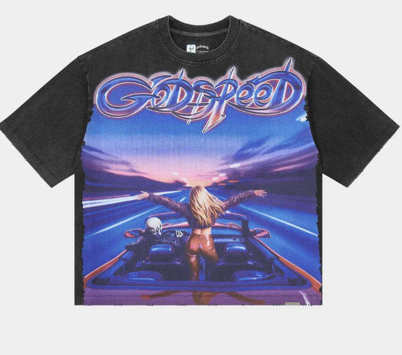 Godspeed - Fun Tee - Black