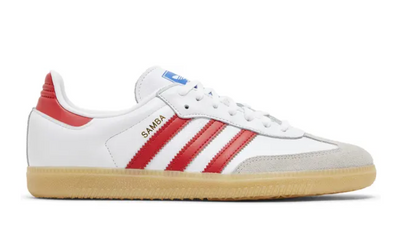 adidas Samba OG J 'White Collegiate Red