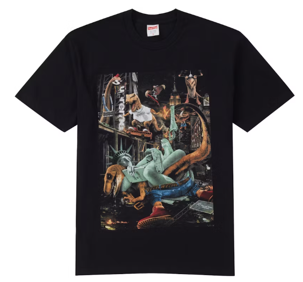 Supreme T-Rex Tee Black