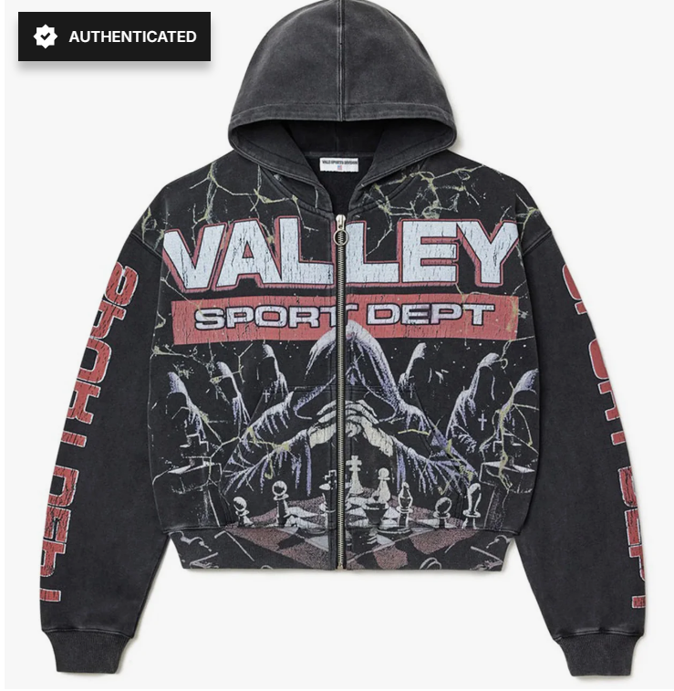 Vale Forever Mastermind Zip Up Hoodie Black