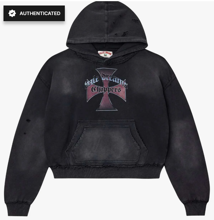 Vale Forever Chopper Pullover Hoodie Black