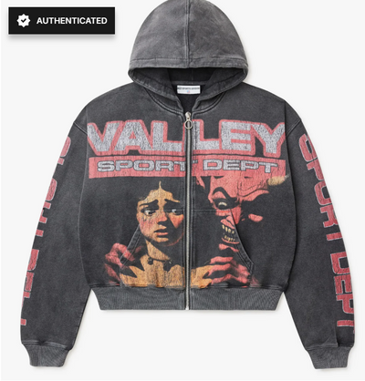 Vale Forever Devils Advocate Zip Up Hoodie Black