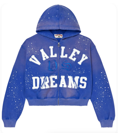VALE CLASSICO ZIP UP HOODIE [SAPPHIRE]