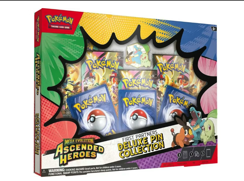 2026 Pokémon Mega Evolution Ascended Heroes Deluxe Pin Collection Box