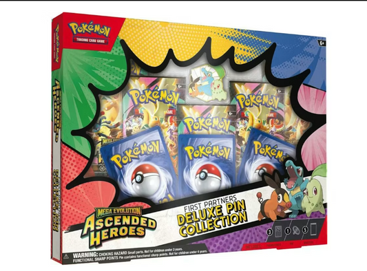 2026 Pokémon Mega Evolution Ascended Heroes Deluxe Pin Collection Box