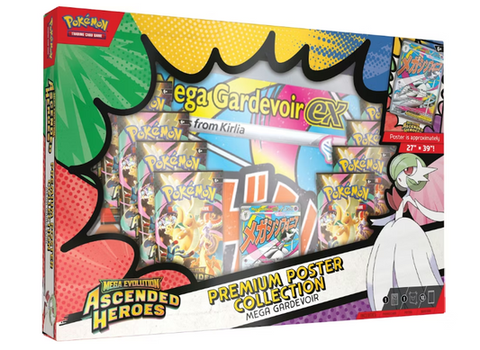 2026 Pokémon Mega Evolution Ascended Heroes Mega Gardevoir Premium Poster Collection